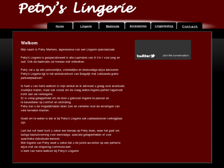 www.petryslingerie.nl