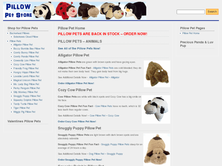 www.pillowpetstore.org