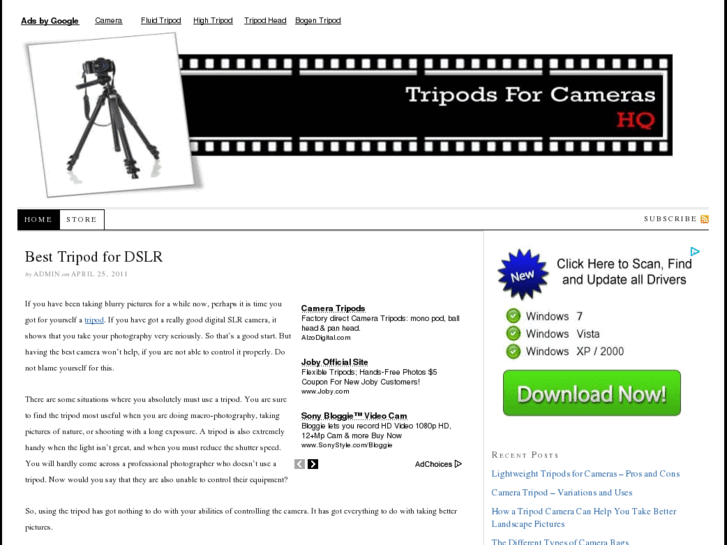 www.tripodsforcamerashq.com