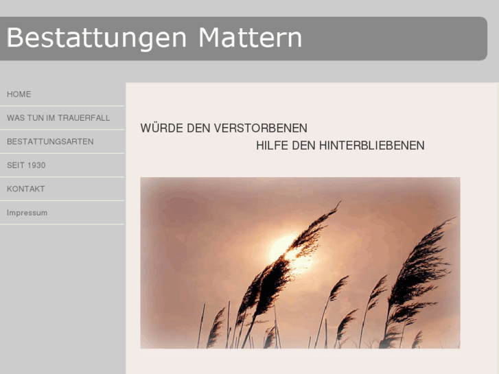 www.bestattungen-mattern.com