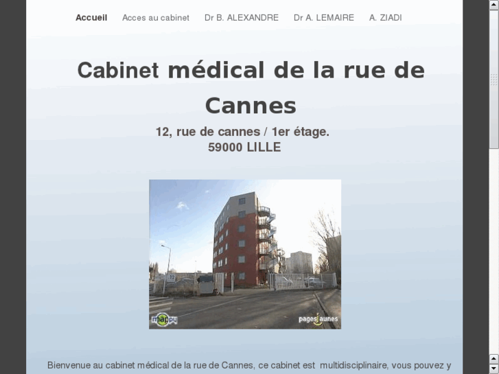 www.cabinetmedicaldelaruedecannes.com