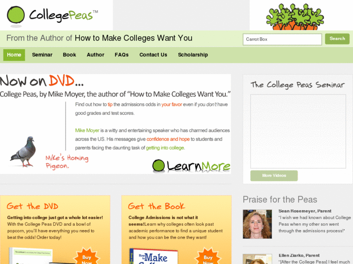 www.collegepeas.com