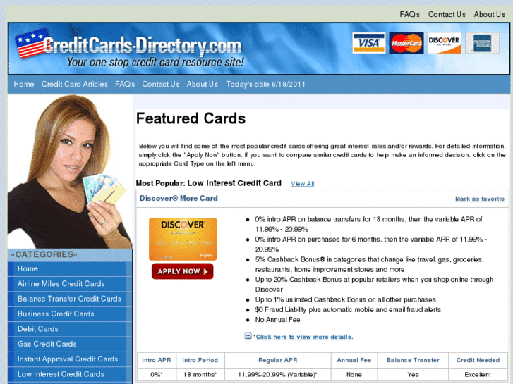 www.creditcards-directory.com