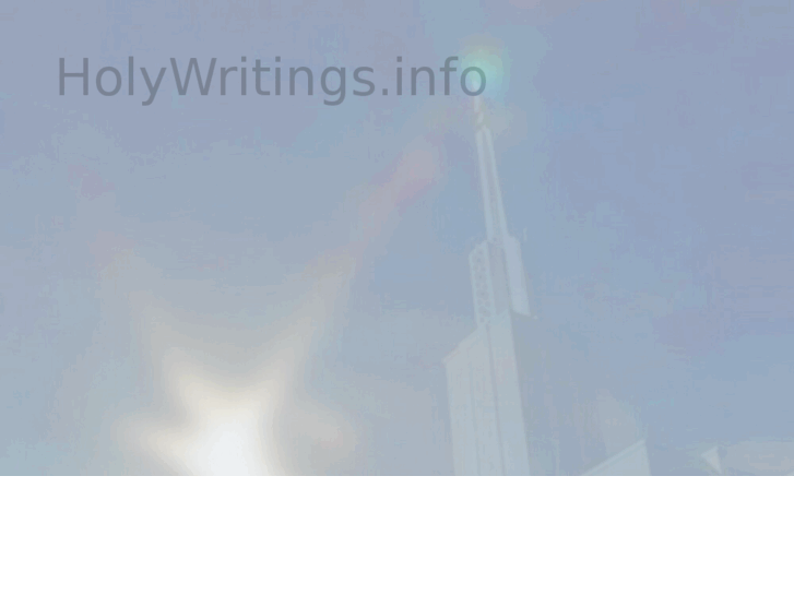 www.holywritings.info