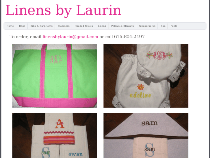 www.linensbylaurin.com