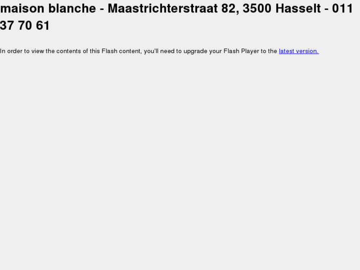 www.maison-blanche.be