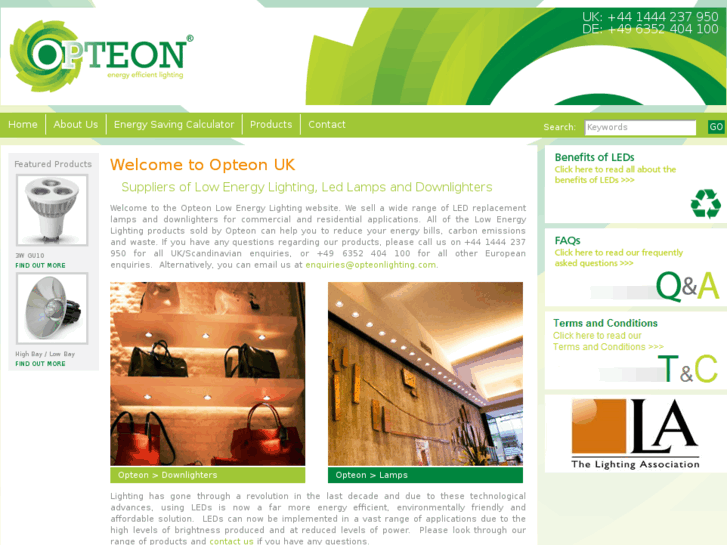 www.opteonlighting.com