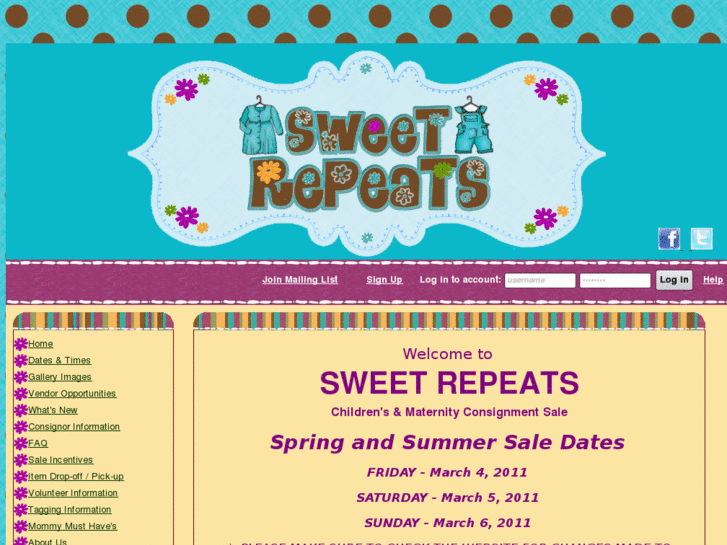 www.sweetrepeatskidsconsignment.com