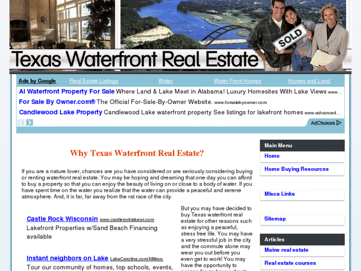 www.texas-waterfront-vacation.com