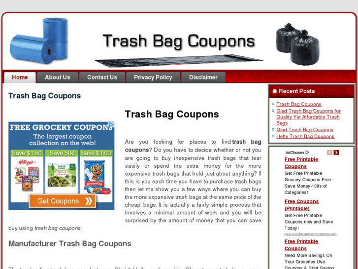 www.trashbagcoupons.com