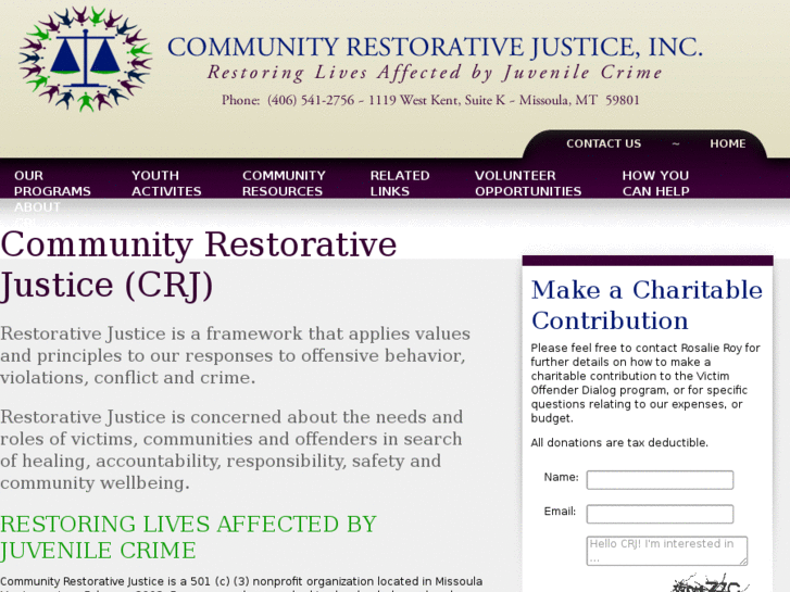 www.communityrestorativejustice.org