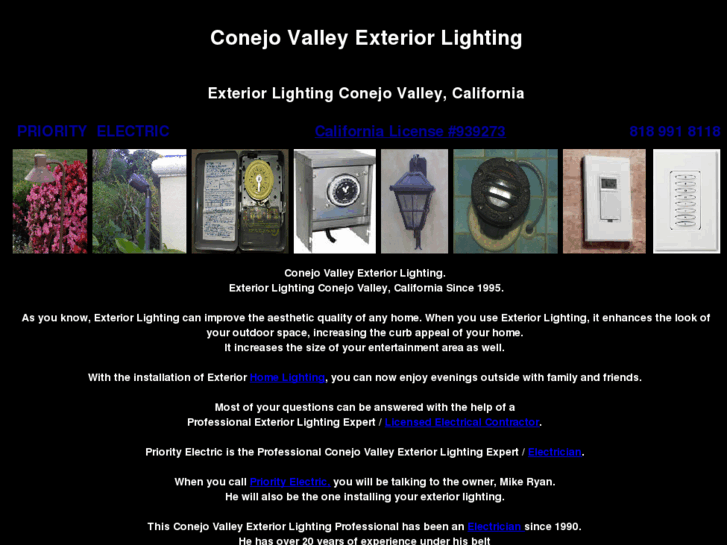 www.conejovalleyexteriorlighting.com