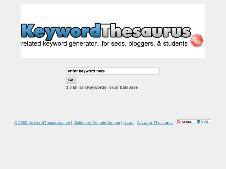 www.keywordthesaurus.net