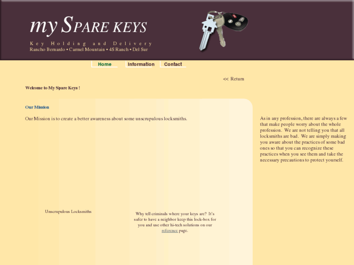 www.mysparekeys.com