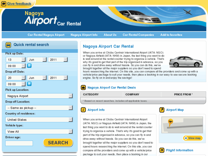 www.nagoyaairportcarrental.net