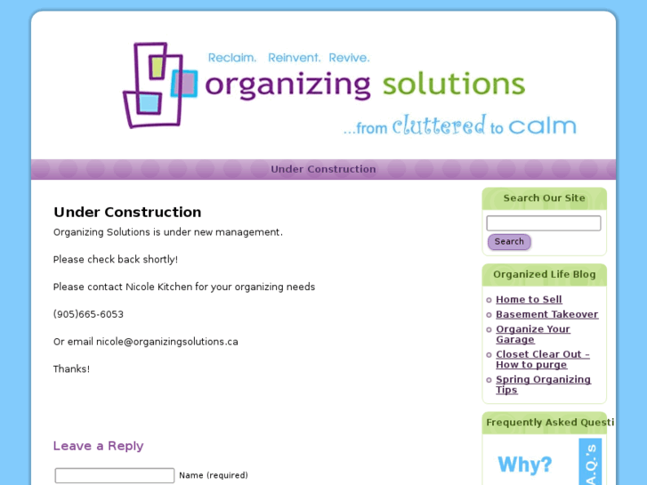 www.organizingsolutions.ca