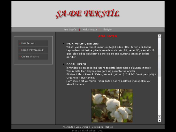 www.sade-tekstil.com