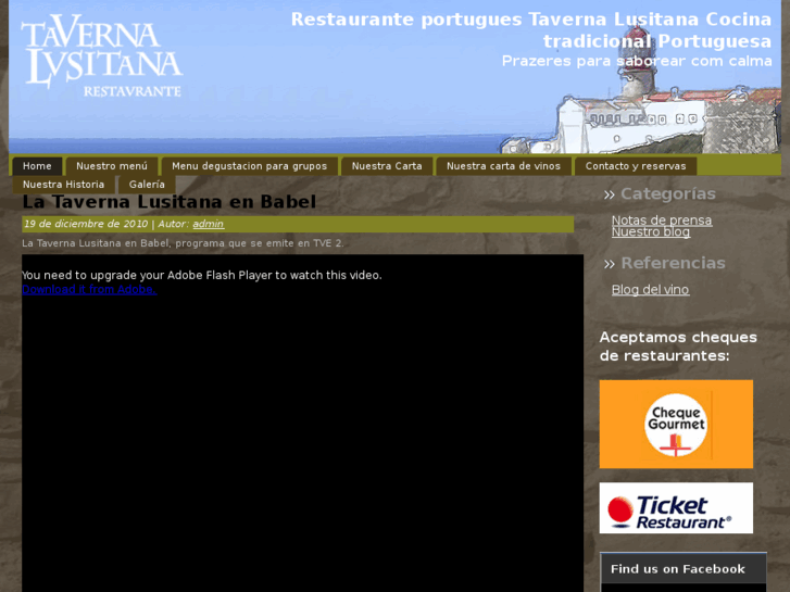 www.tavernalusitana.es