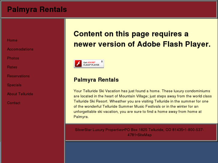 www.telluridepalmyrarentals.com