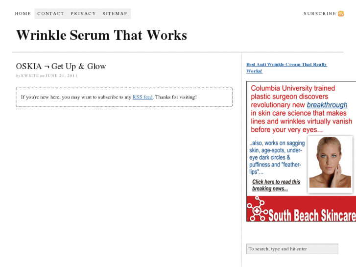 www.xserawrinkleserum.com