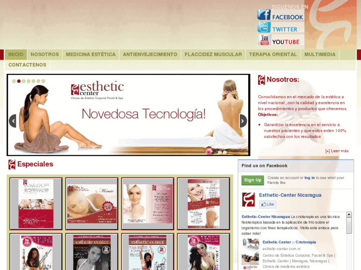 www.esthetic-center.com.ni