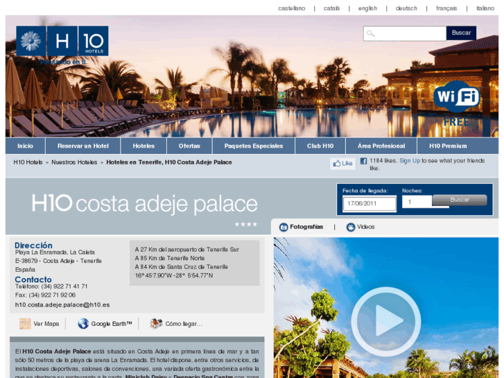 www.hotelh10costaadejepalace.com