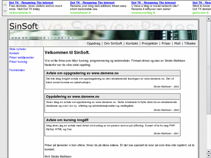www.sinsoft.tk