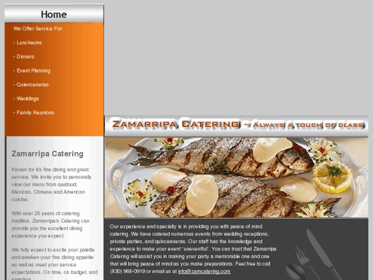 www.zamcatering.com