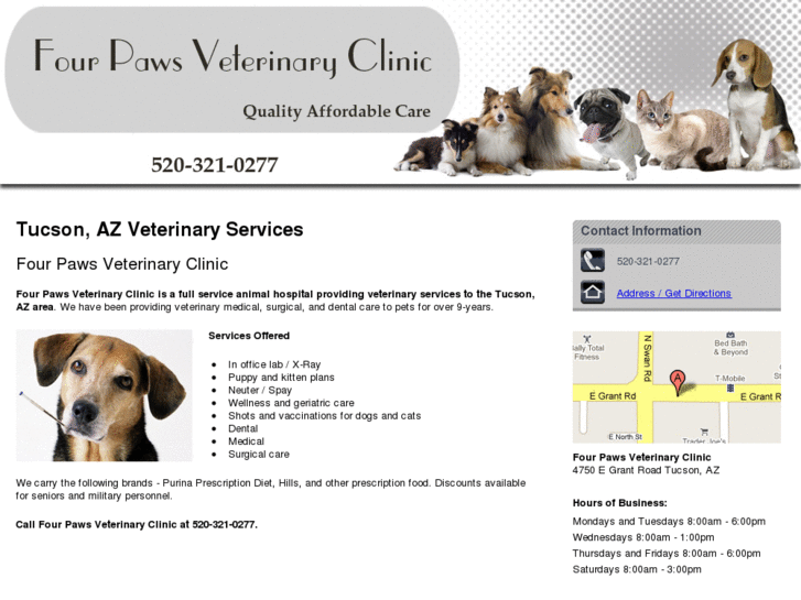 www.4pawsvetclinic.net