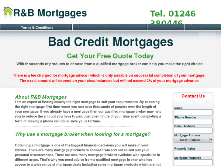 www.bad-credit-mortgages.biz