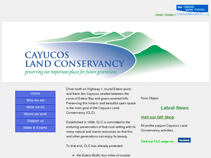 www.cayucoslandconservancy.org