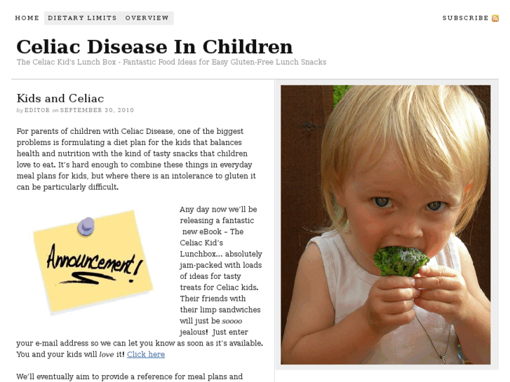 www.celiacdiseaseinchildren.com