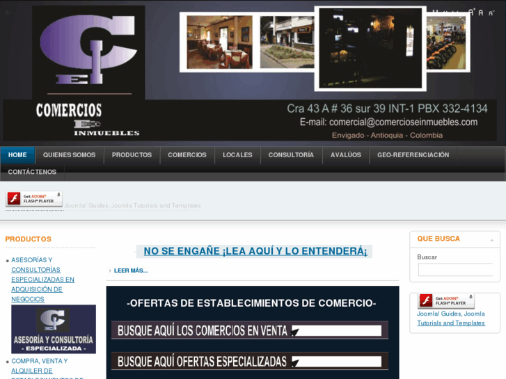 www.comercioeinmuebles.com