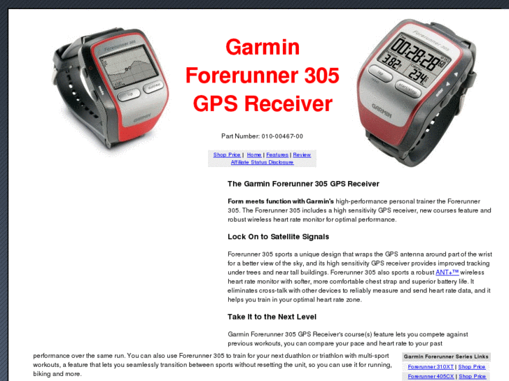 www.garminforerunner305gpsreceiver.com