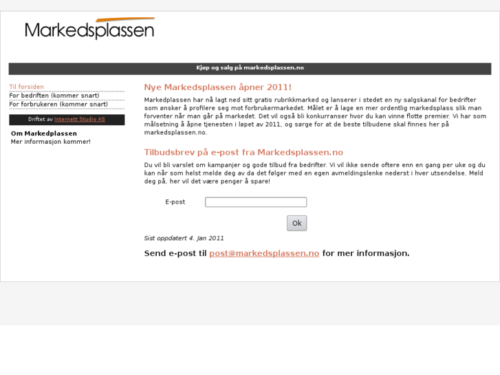 www.markedsplassen.no