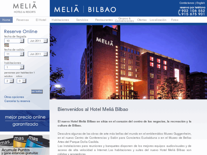 www.melia-bilbao.com