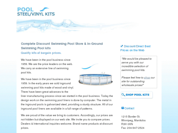 www.swimming-pool-kits.com