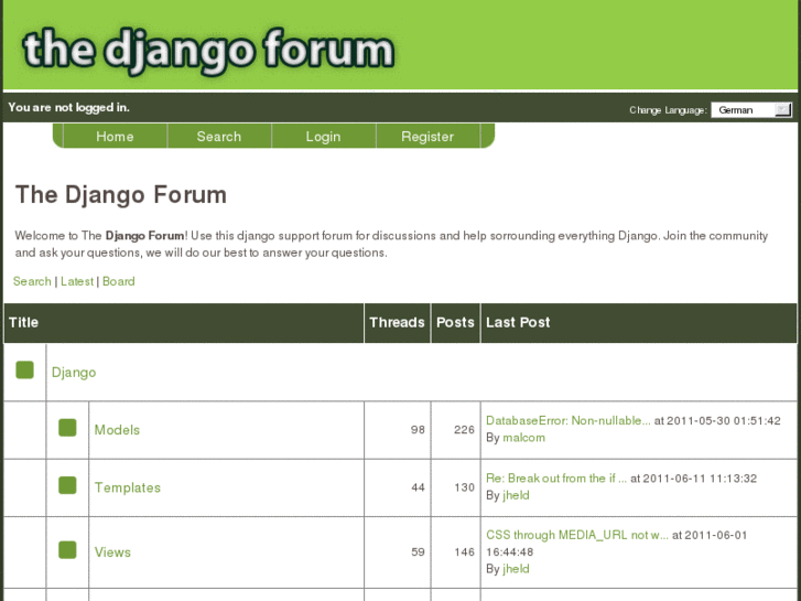 www.thedjangoforum.com