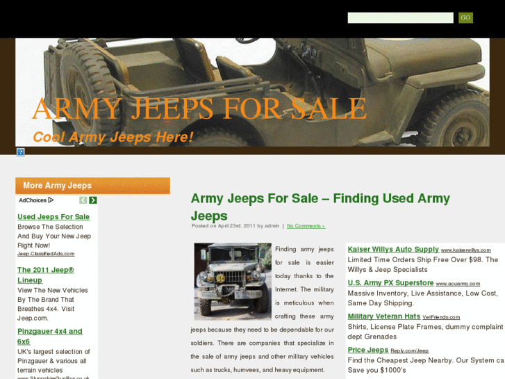 www.armyjeepsforsale.net