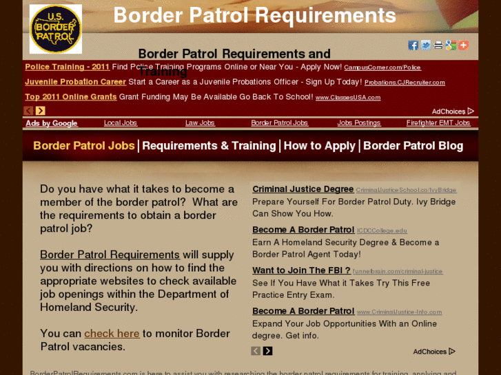 www.borderpatrolrequirements.com