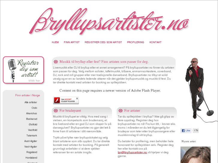 www.bryllupsartister.no