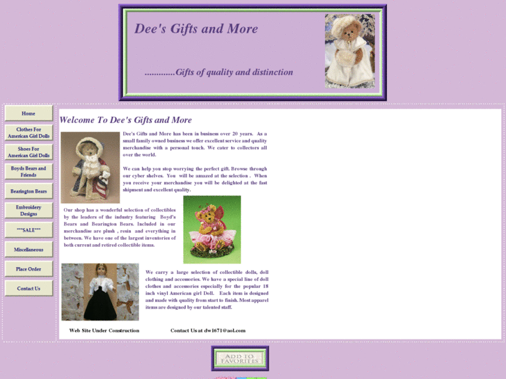 www.dees-giftsandmore.com