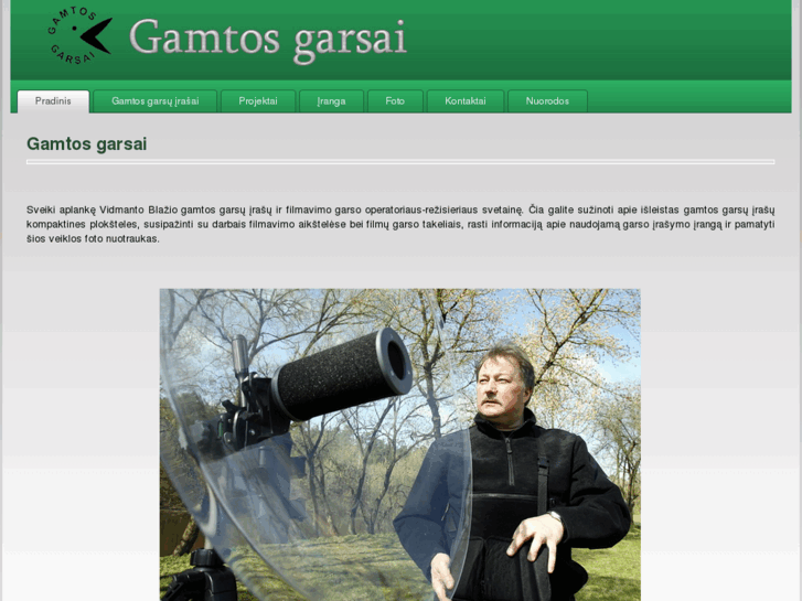 www.gamtosgarsai.lt