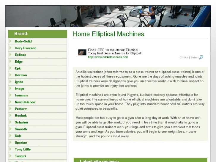 www.homeellipticalmachines.com