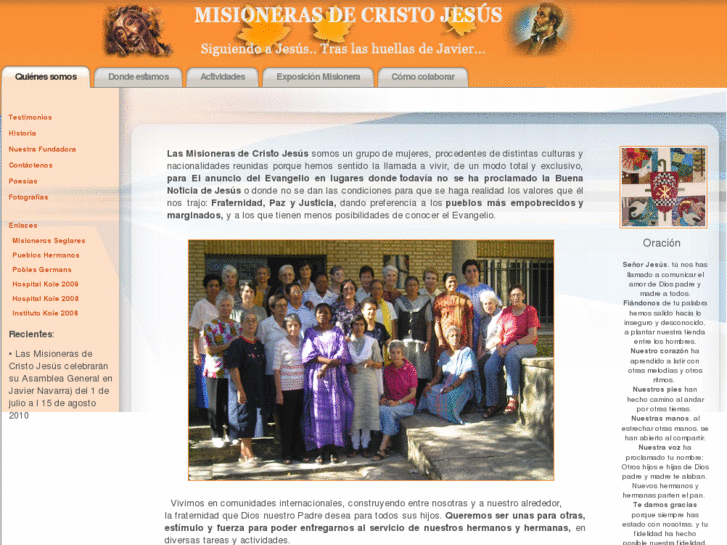 www.misionerasdecristojesus.org