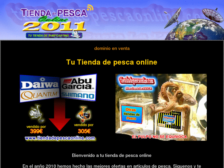 www.tiendadepescaonline.net