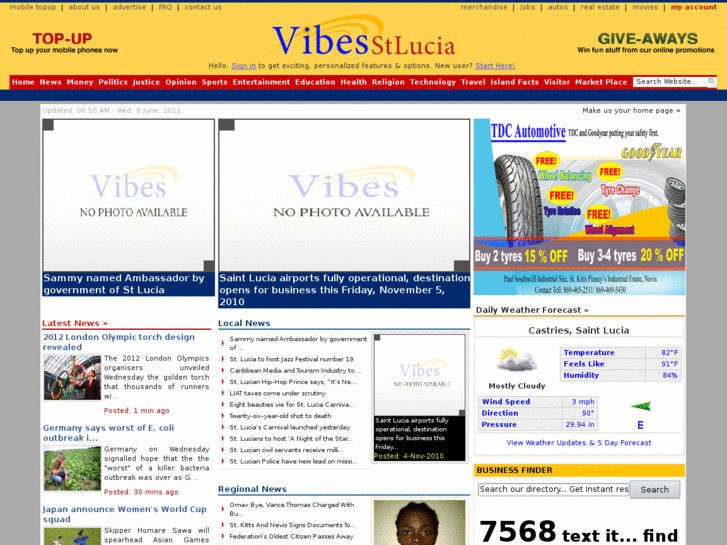 www.vibesstlucia.com