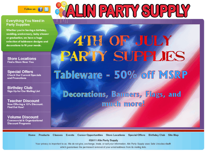 www.alinpartysupply.com