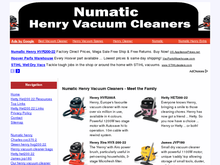 www.henryvacuumcleaner.com