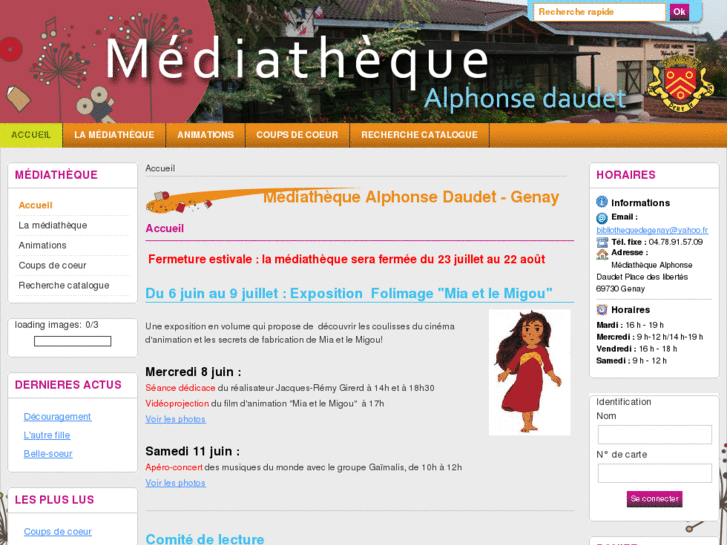 www.mediathequedegenay.com